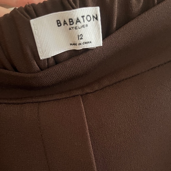 Aritzia Babaton brown trousers size 12 - Picture 5 of 6